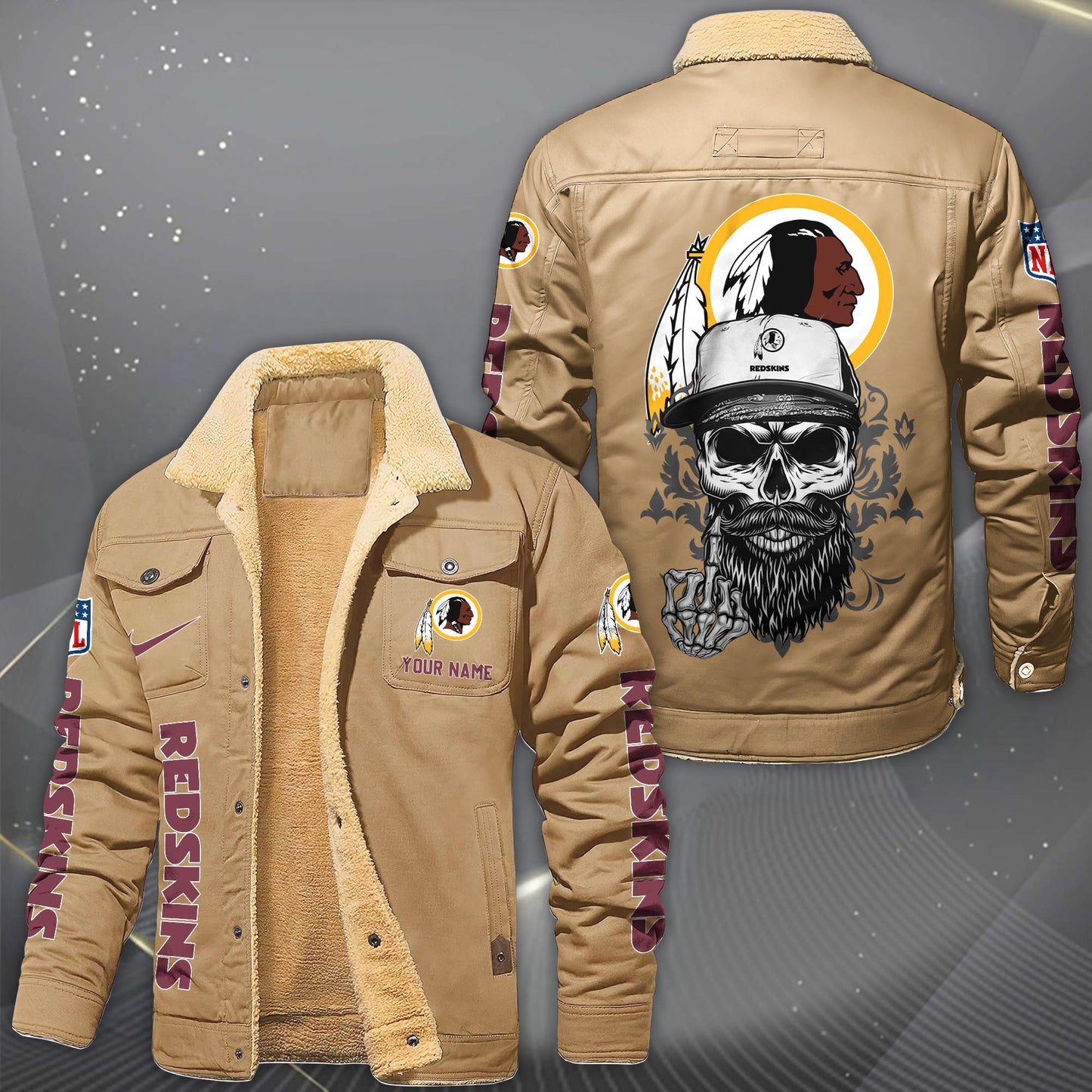 NFL x WAS V2 Fleece Lined Cargo Jacket HLP