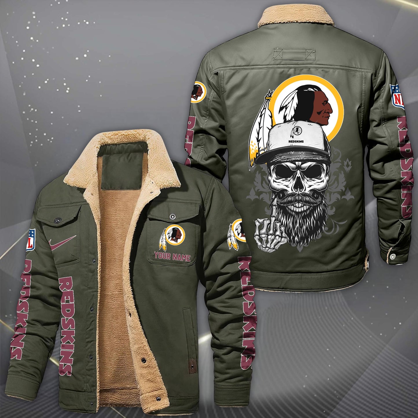 NFL x WAS V2 Fleece Lined Cargo Jacket HLP