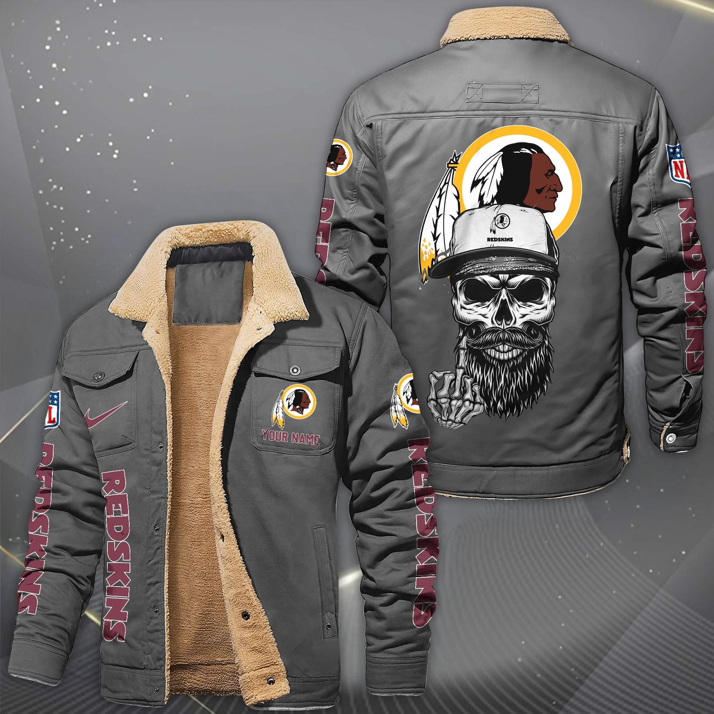 NFL x WAS V2 Fleece Lined Cargo Jacket HLP