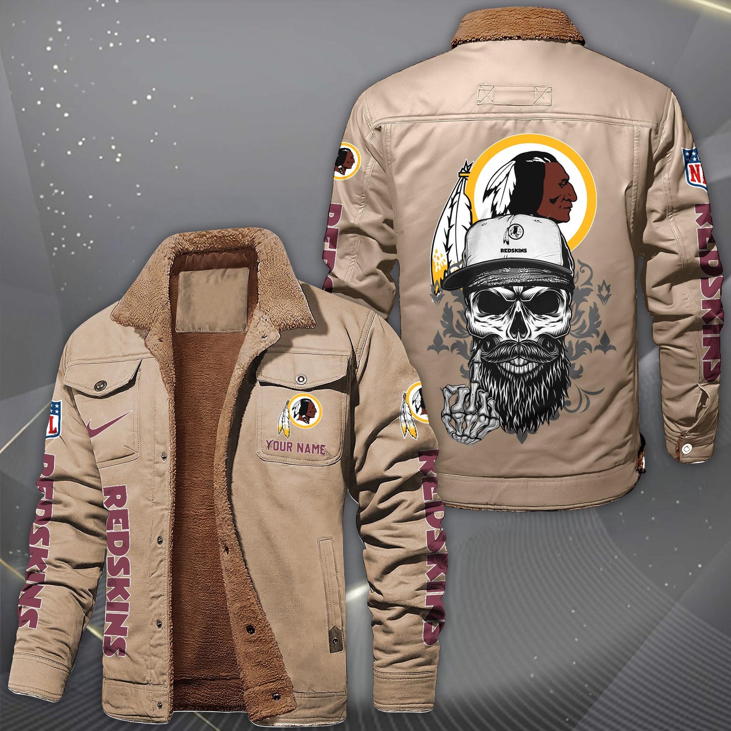 NFL x WAS V2 Fleece Lined Cargo Jacket HLP