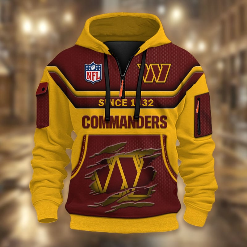 NFL x WC Multicolor Zip Hoodie Shirt DDT CTND