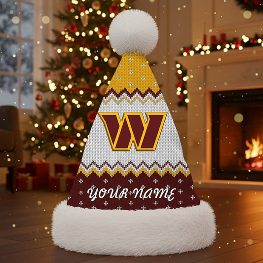 NFL x WC Personalized Santa Hat Christmas Gift For Fan V1 NAK