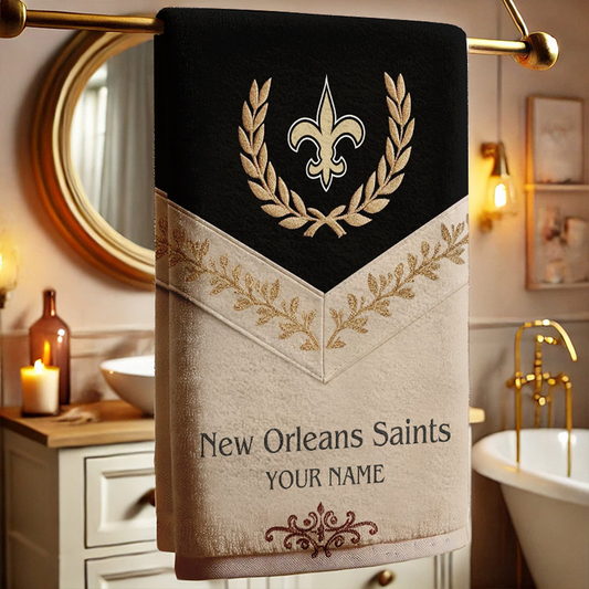 NO Football New Bath Towel Custom Name DATND TANTD