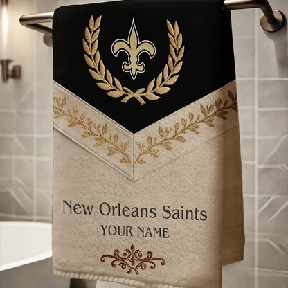 NO Football New Bath Towel Custom Name DATND TANTD
