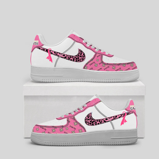 NO Man Low Top Shoes x Breast Cancer Awareness DatND DVT