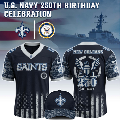 NO x 250 U.S. Navy 250th Birthday Celebration Jersey DatND DVT