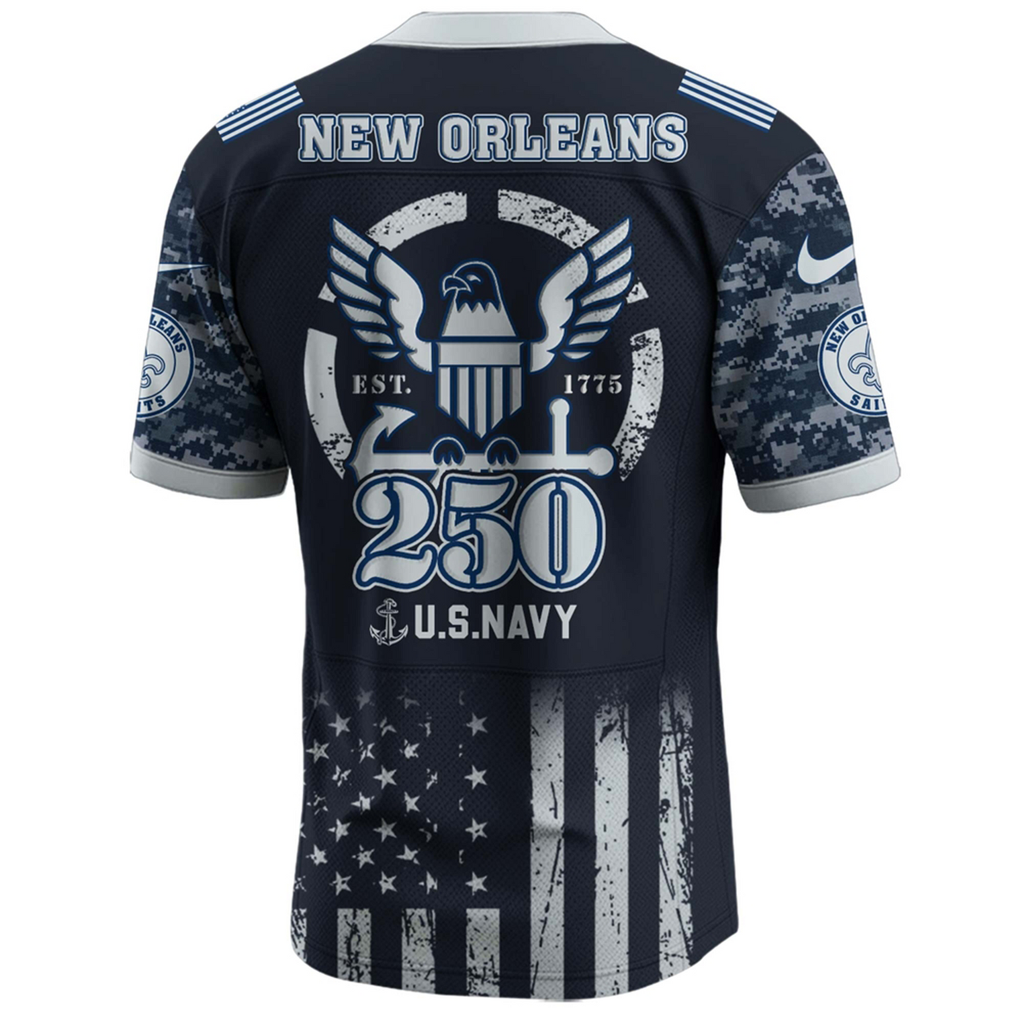 NO x 250 U.S. Navy 250th Birthday Celebration Jersey DatND DVT