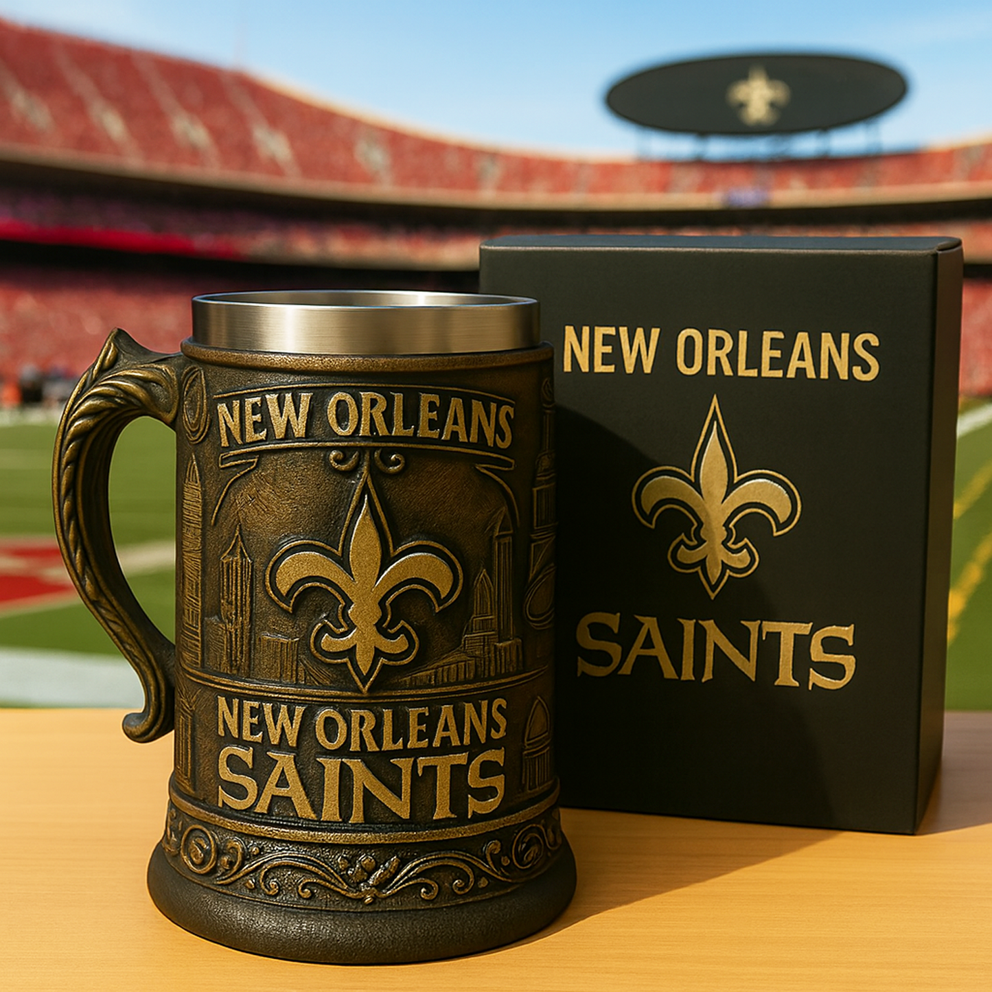 NO x NFL Collectible Beer Stein DATND TANTD