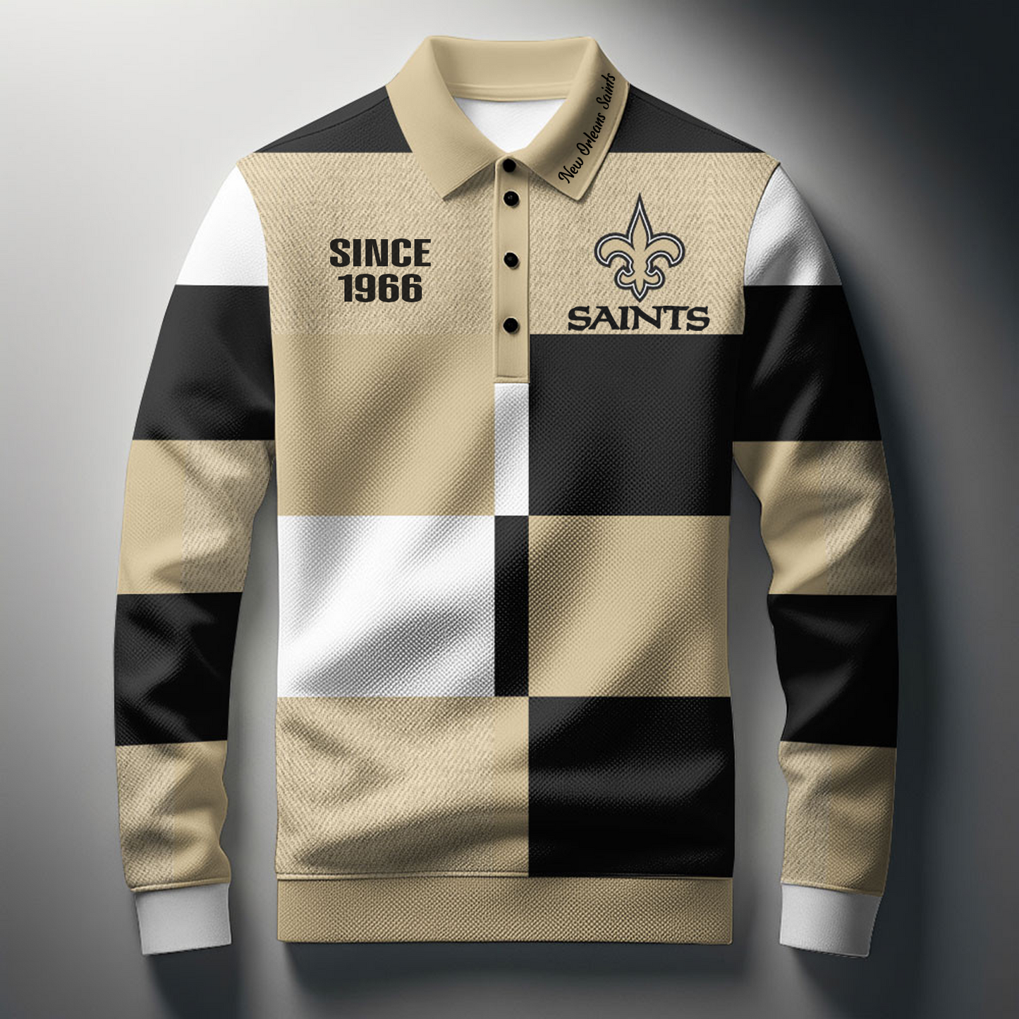 NO x NFL Men Style Polo Long Sleeves Shirt DatND DVT