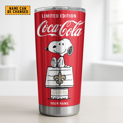 NO x NFL Mix Snoopy & Red Coca Tumbler DatND DVT