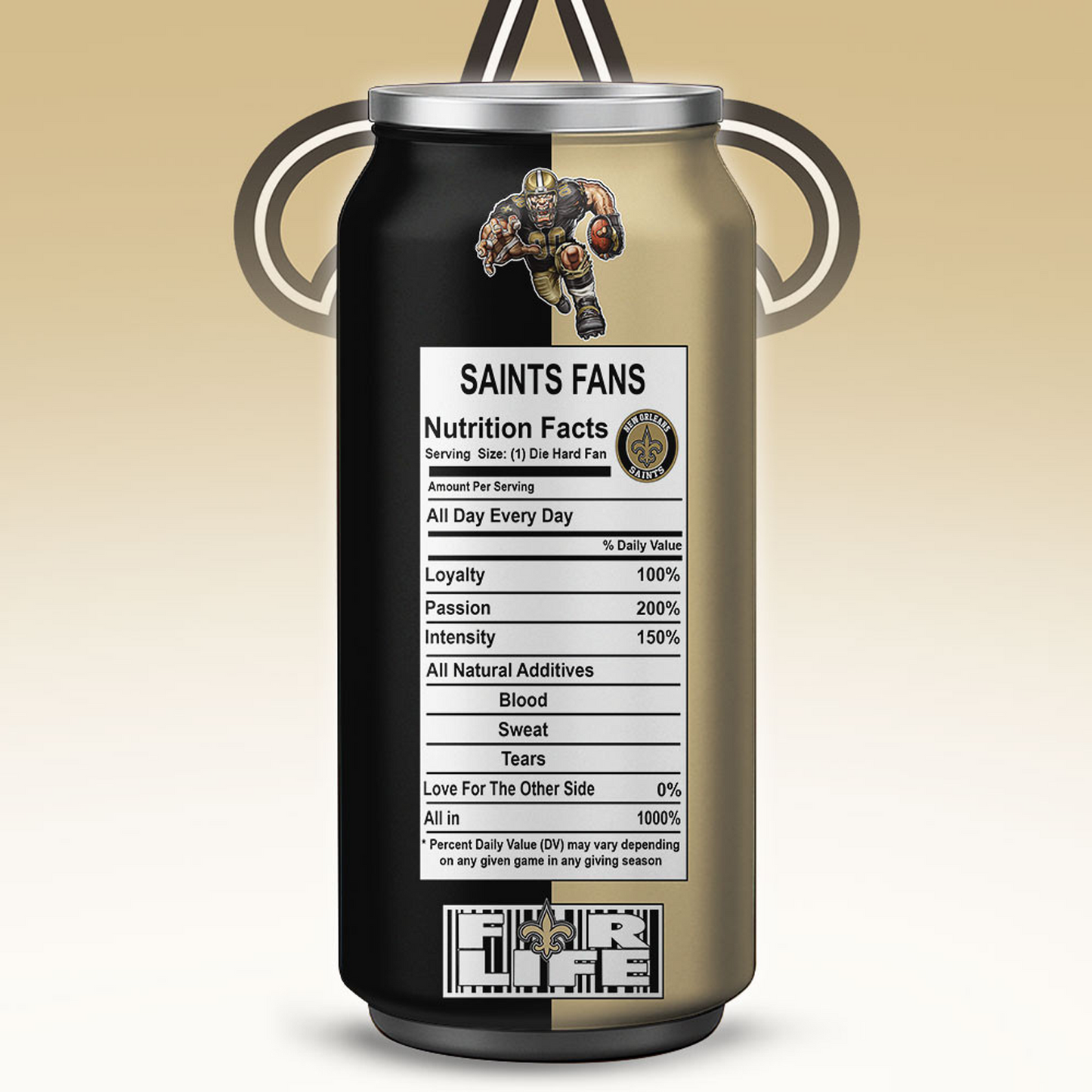 NO x NFL Monster Energy Tumbler Gift for Fans DATND TANTD