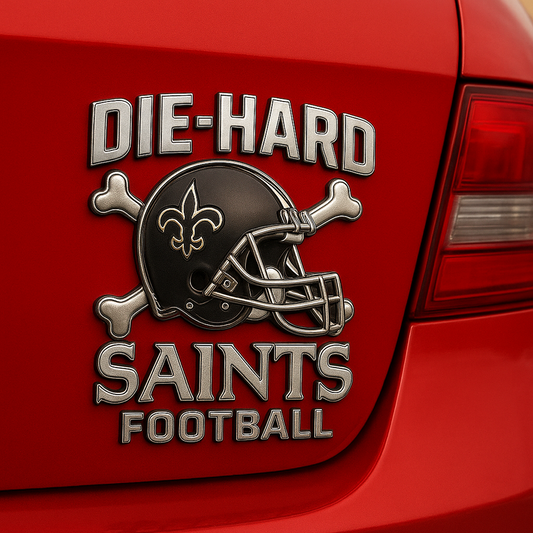 NO x NFL Premium 3D Car Name Badge DATND DVT