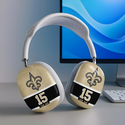 NO x NFL Special Airpod Max Case Cover Personalized DATND TANTD