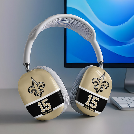NO x NFL Special Airpod Max Case Cover Personalized DATND TANTD