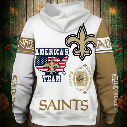 NOS Premium NFL V3 3D Graphic Hoodie DDT NTL