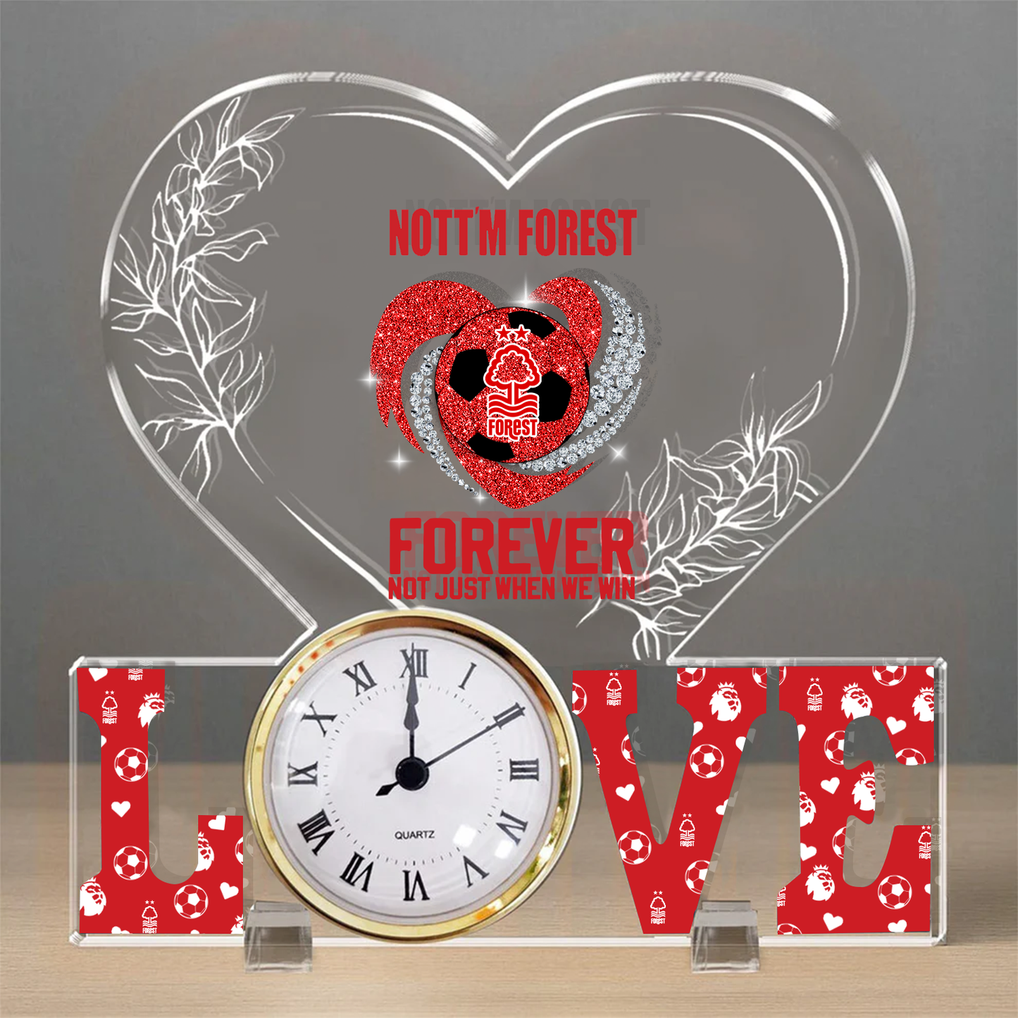 NOT x EPL Forever Not Just When We Win Acrylic Clock DatND ThuongND