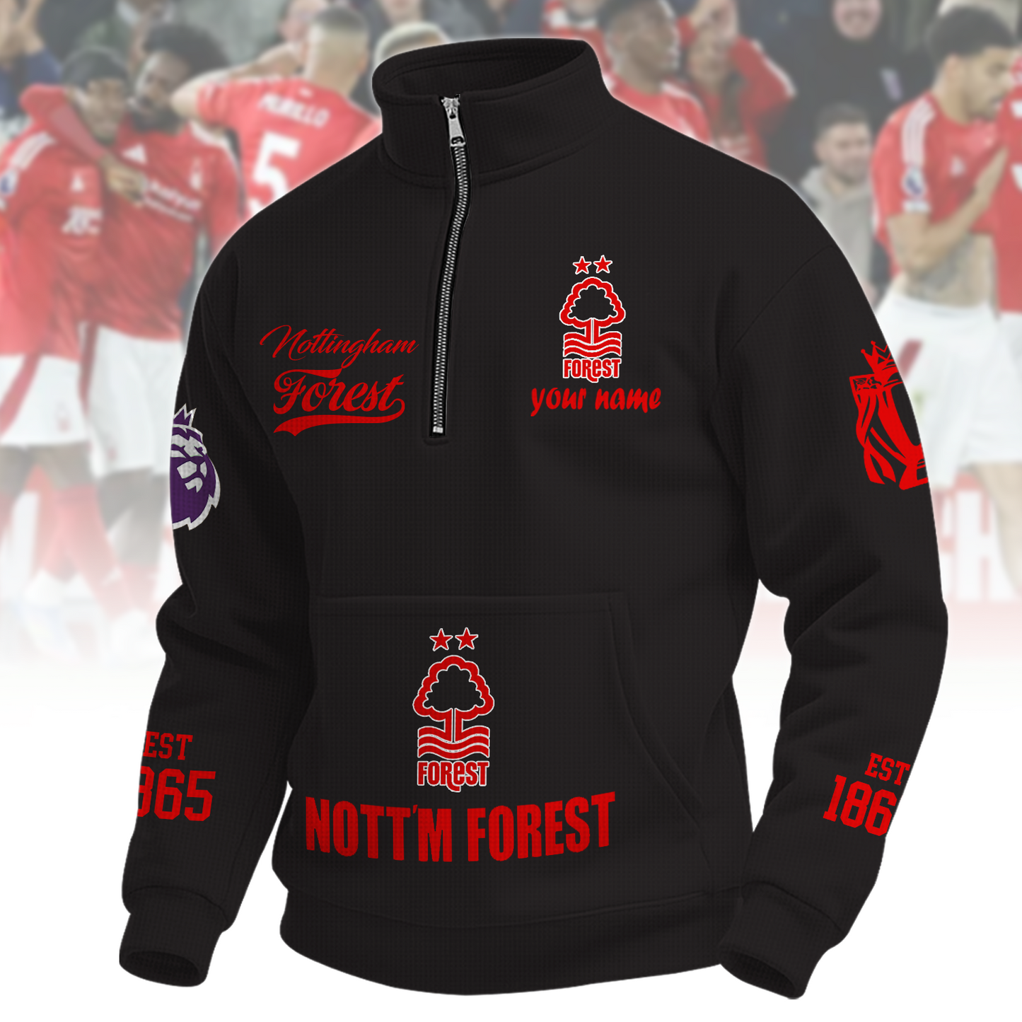 NOT x EPL Quarter-Zip Sweatshirt DatND DVT