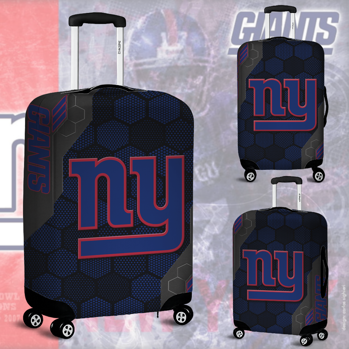 NYG NFL V3 Luggage Cover Suitcase Protector DDT NTL