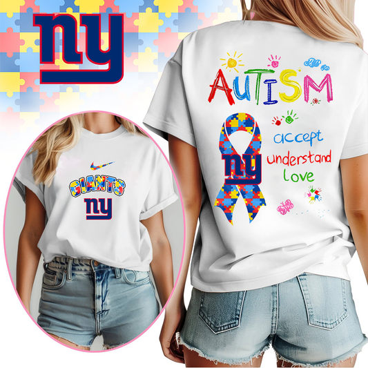 NYG Premium Autism Awareness 3D Shirt DDT TTV