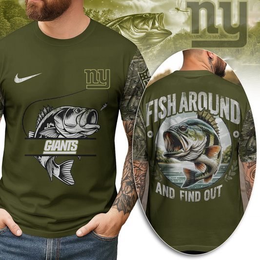 NYG Premium Fish Around And Find Out 3D Shirt DDT CTND