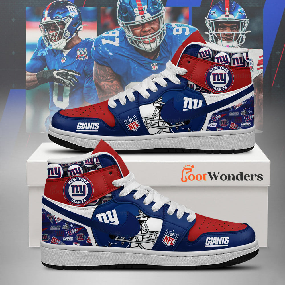 NYG Premium NFL Air Jordan 1 DDT NTL