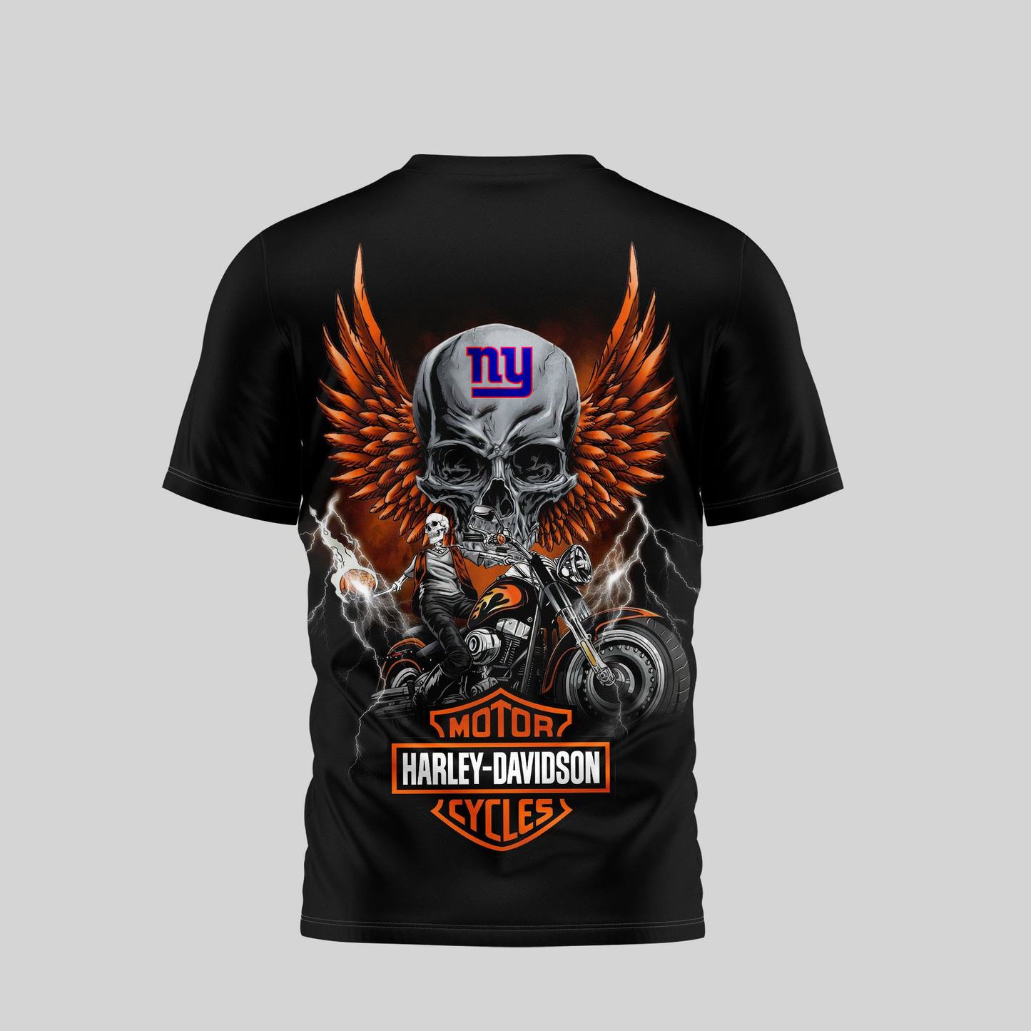 NYG Premium NFL Motorcycle 3D Shirt DDT CTND