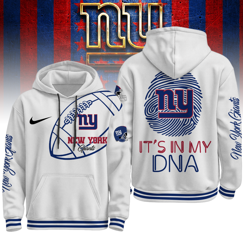 NYG Premium NFL Its My DNA Hoodie DDT NTL