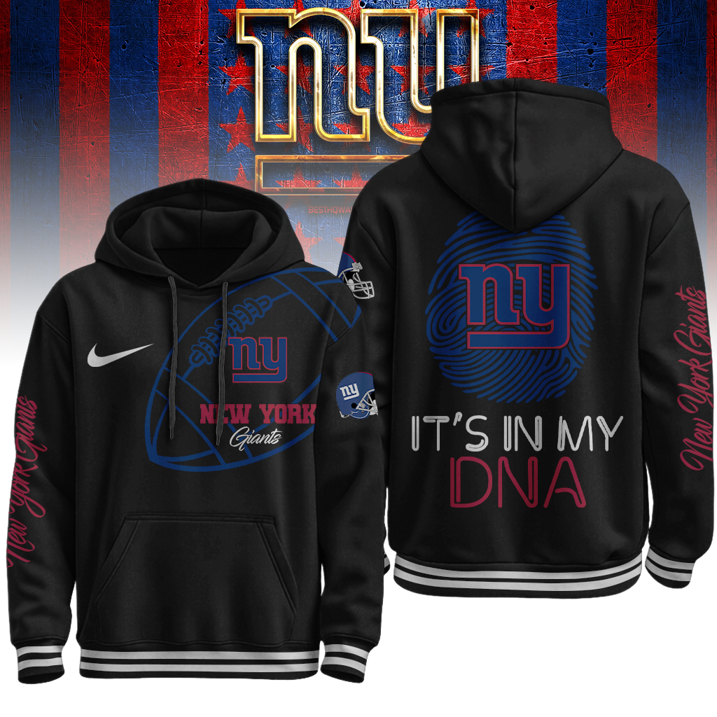 NYG Premium NFL Its My DNA Hoodie DDT NTL