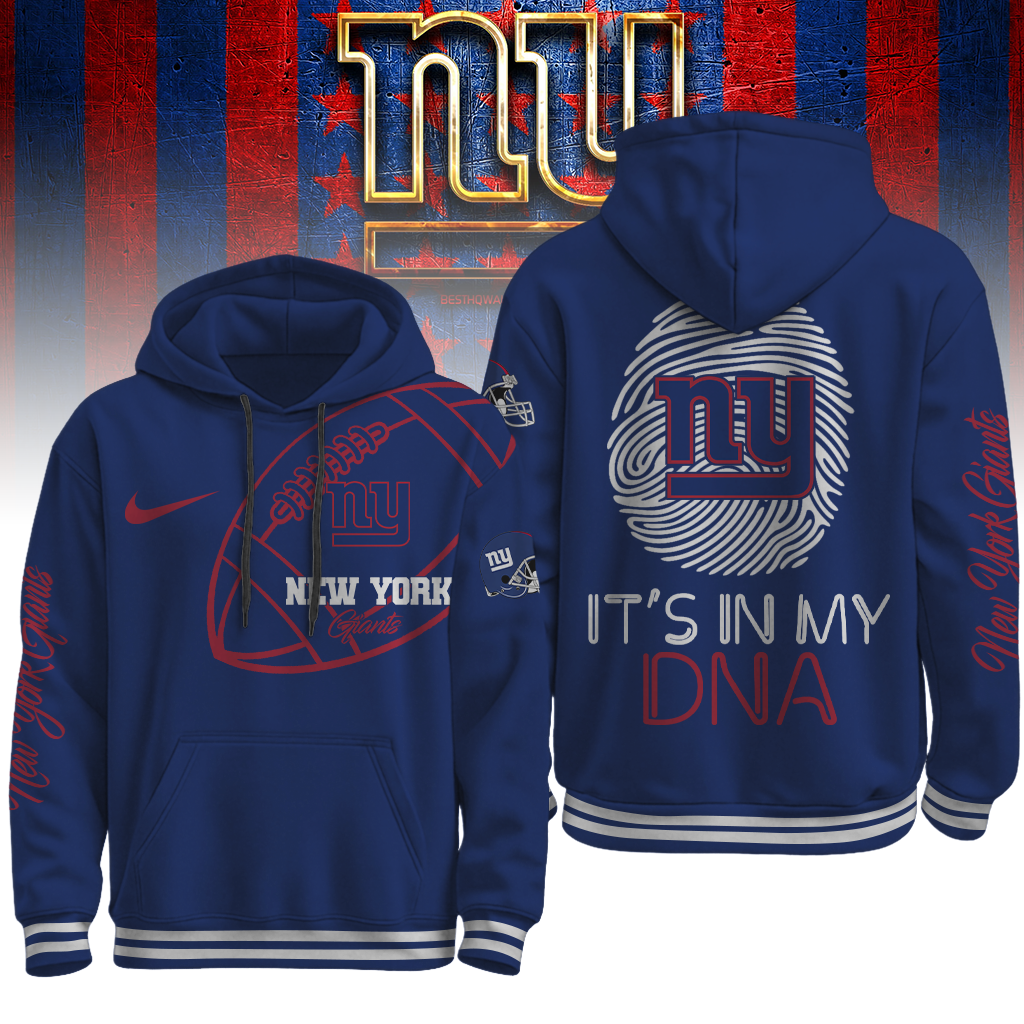 NYG Premium NFL Its My DNA Hoodie DDT NTL