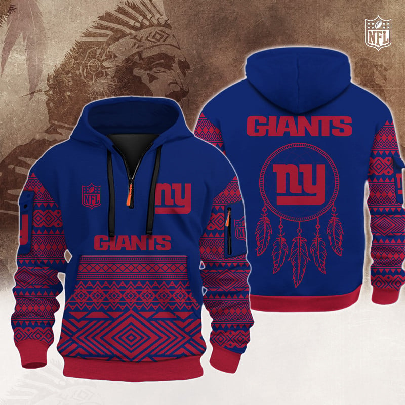 NYG  Premium NFL Native American Hoodie DDT HLPHUONG