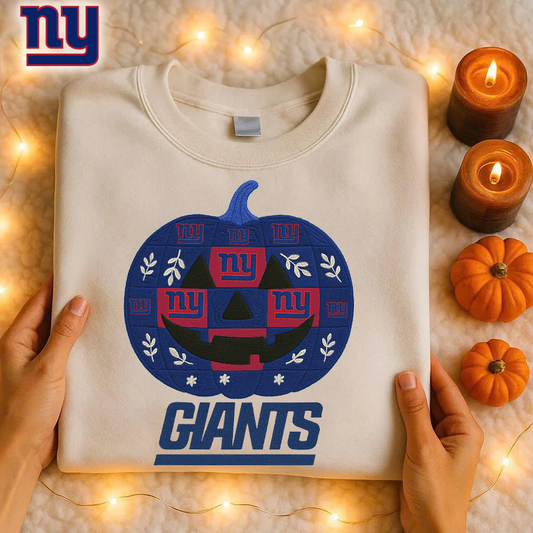 NYG Premium NFL Pumpkin Shirt DDT CTND