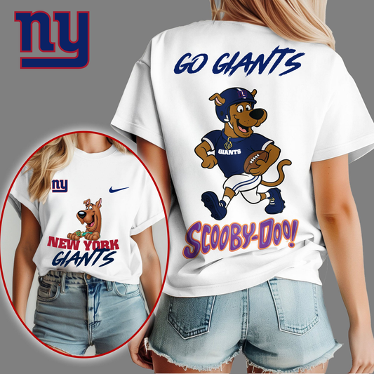 NYG Premium NFL Scooby-Doo Fan Women‘s Shirt DDT CTND