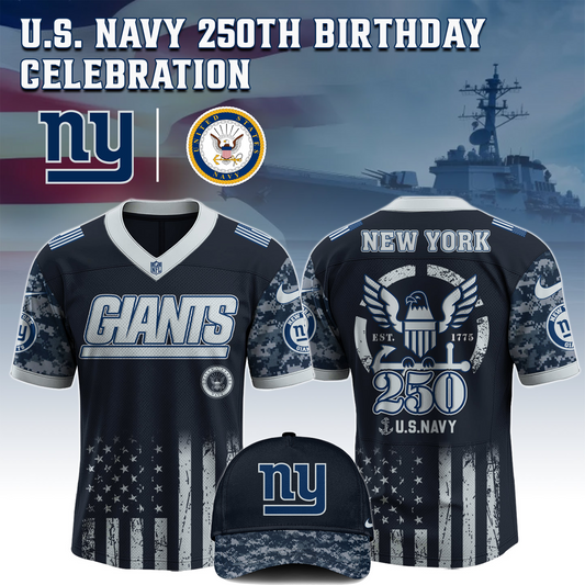 NYG x 250 U.S. Navy 250th Birthday Celebration Jersey DatND DVT