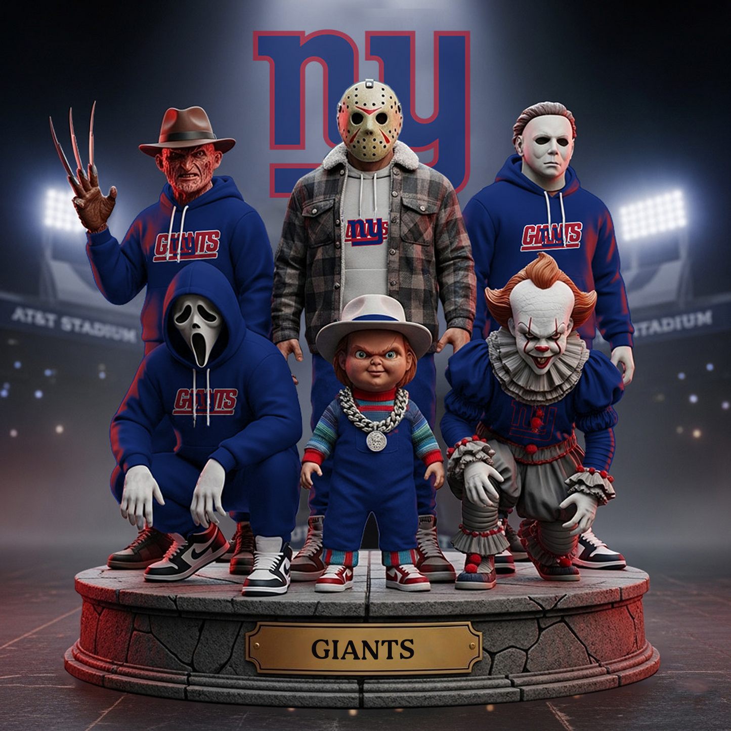 NYG x NFL Acrylic Block Plaque For Fan DATND TANTD