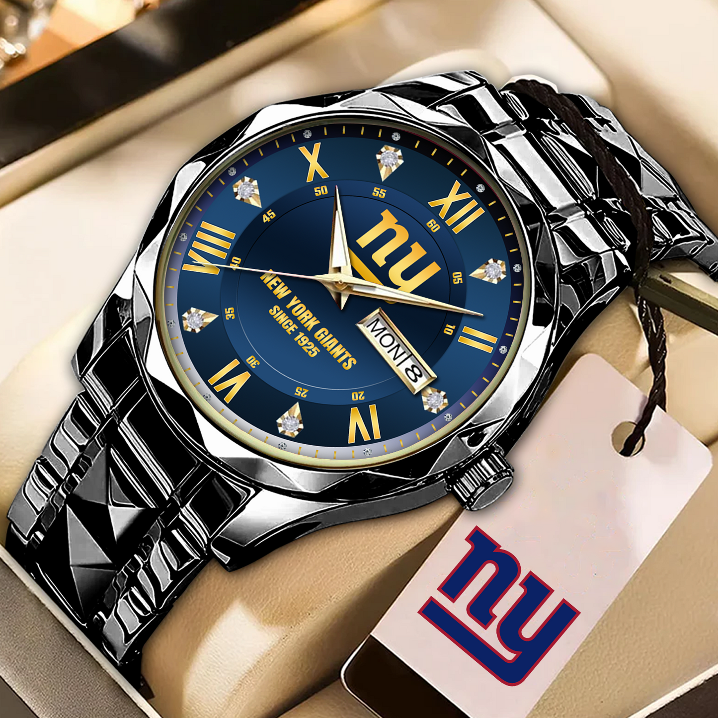 NYG x NFL Alloy Luxury Quartz Watch DATND TANTD