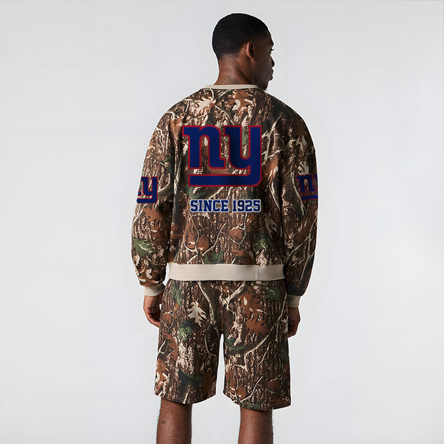 NYG x NFL Football Full Set Long Sweatshirt And Short Pants DATND TANTD
