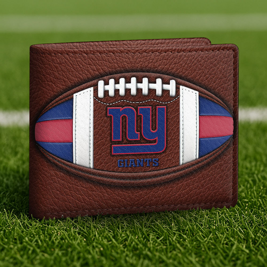 NYG x NFL Football Men Special Brown Wallet DATND TANTD