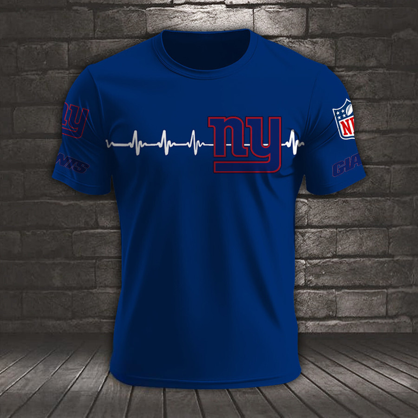 NYG x NFL Heart Rate Map Special 3D Shirt DatND ThuongNH
