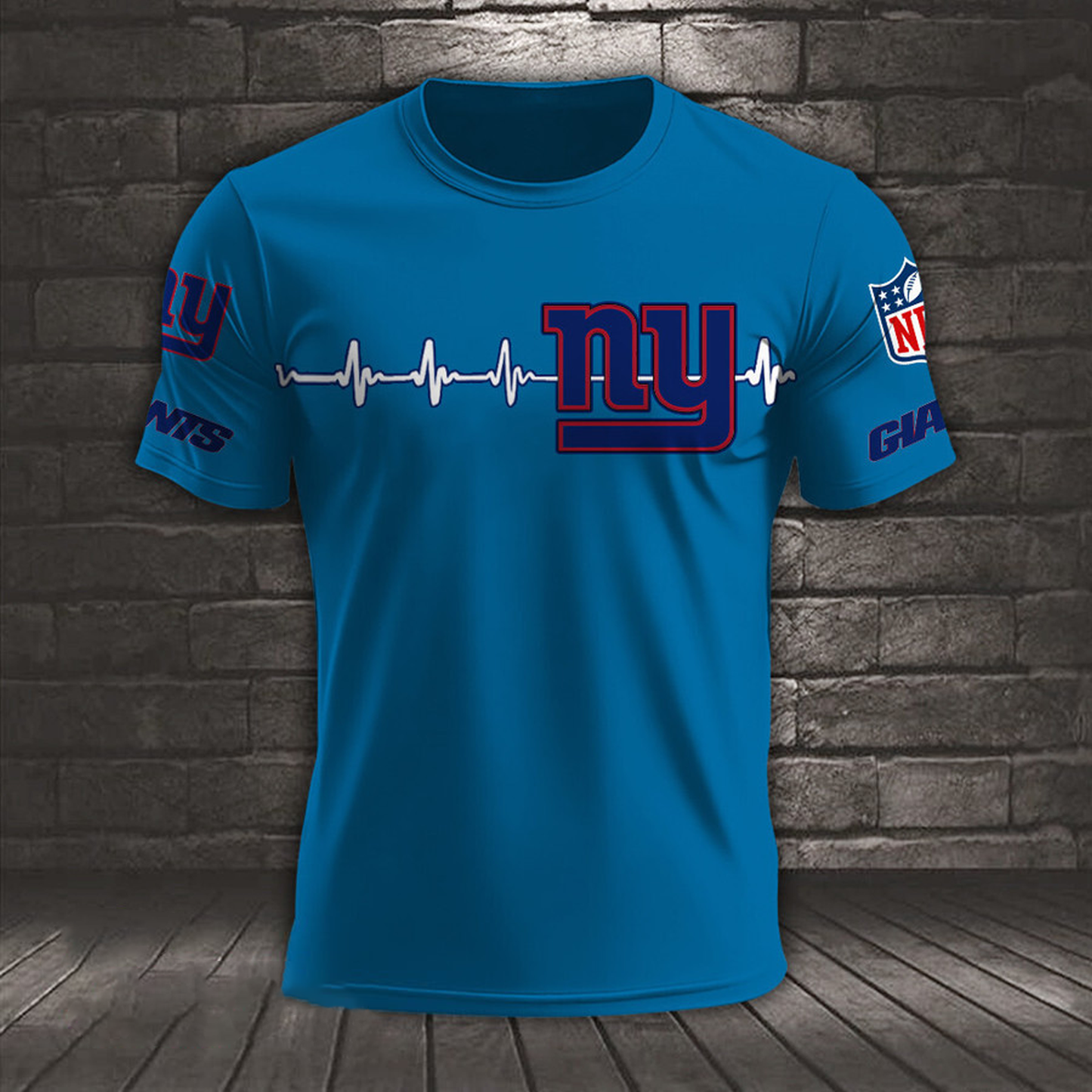 NYG x NFL Heart Rate Map Special 3D Shirt DatND ThuongNH