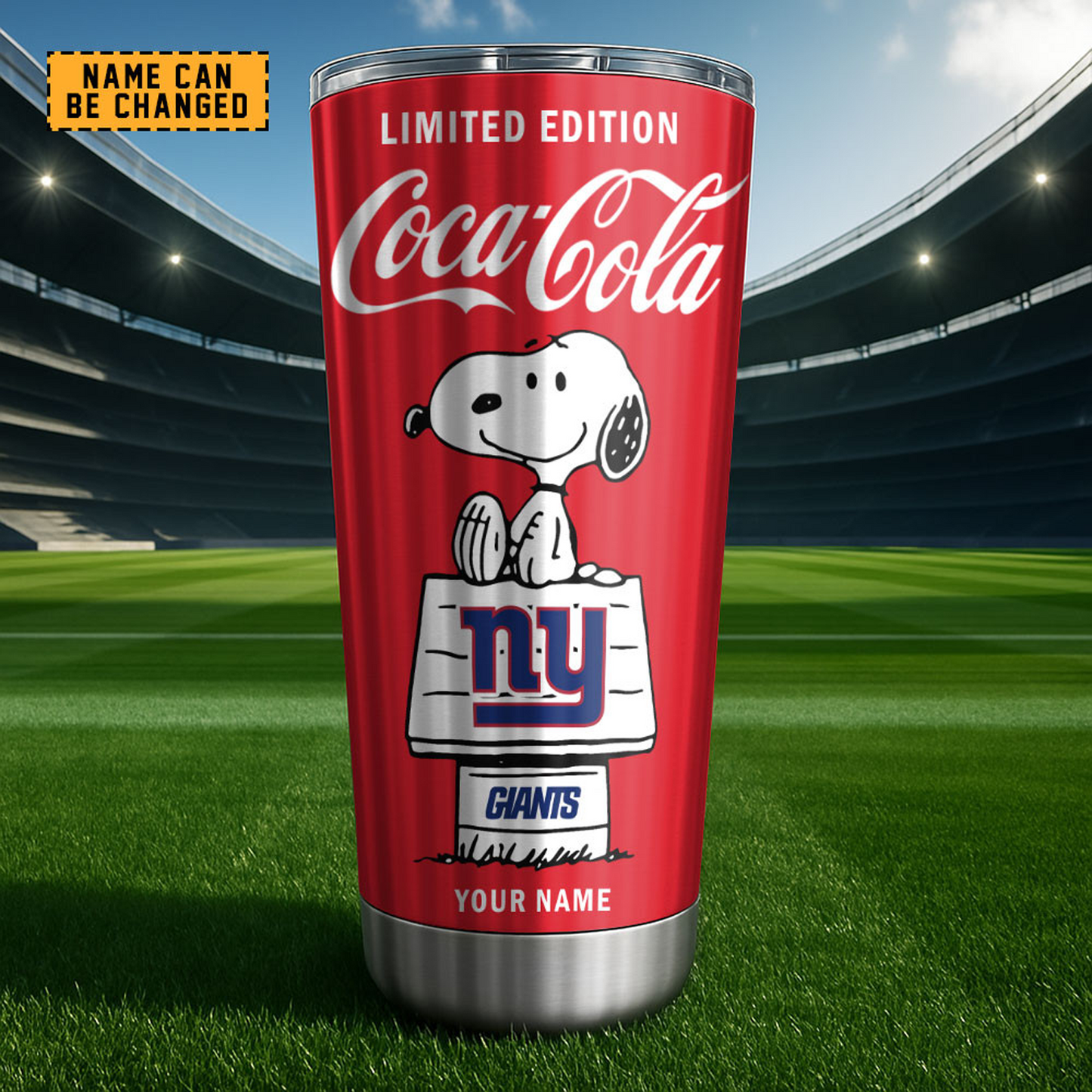 NYG x NFL Mix Snoopy & Red Coca Tumbler DatND DVT