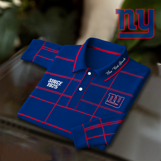NYG x NFL Polo Shirt Long Sleeve DatND DVT