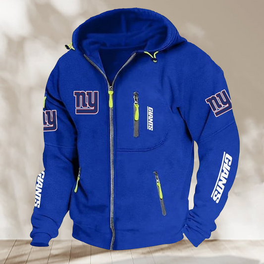 NYG x NFL Powerline Full Zip Hoodie V1 NAK THUONGNH