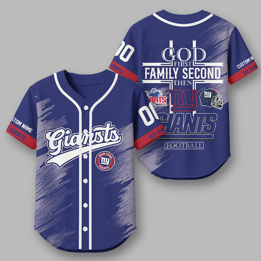 NYG x NFL Premium NFL Baseball Jersey DATND TANTD