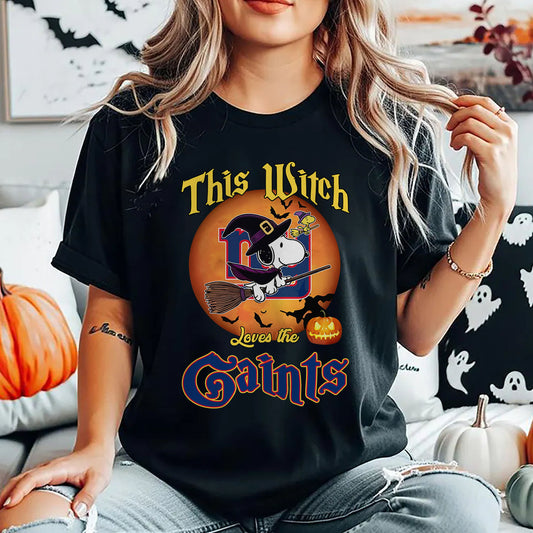 NYG x NFL This Witch Snoopy Love This 2D Shirt DatND DVT