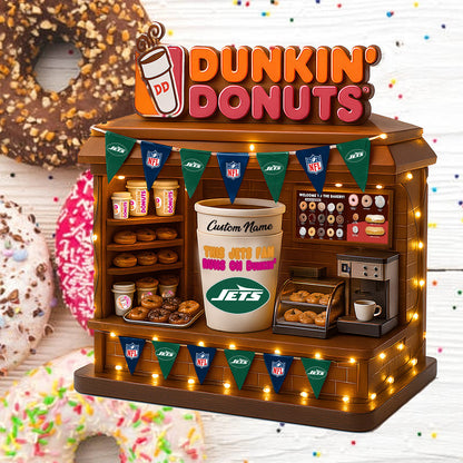NYJ Acrylic Block - NFL x Dunkin Donuts Gift For Fans DDT CTND