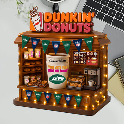 NYJ Acrylic Block - NFL x Dunkin Donuts Gift For Fans DDT CTND
