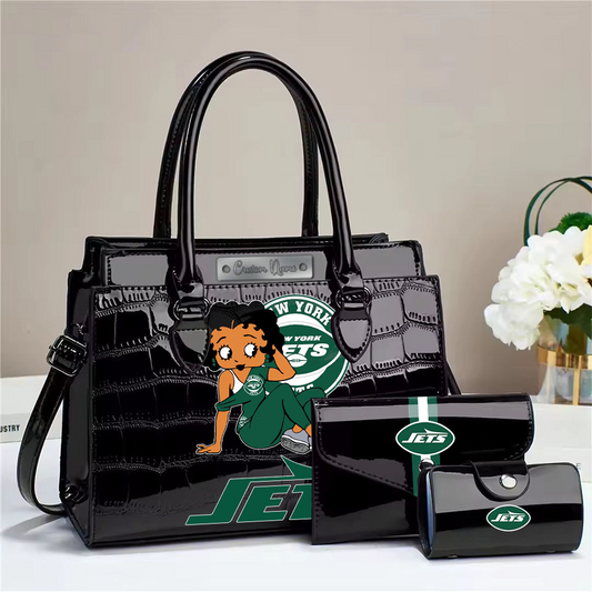NYJ Embossed three-piece handbag set DatND DVT