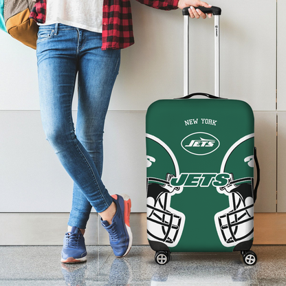 NYJ NFL V2 Luggage Cover Suitcase Protector DDT NTL