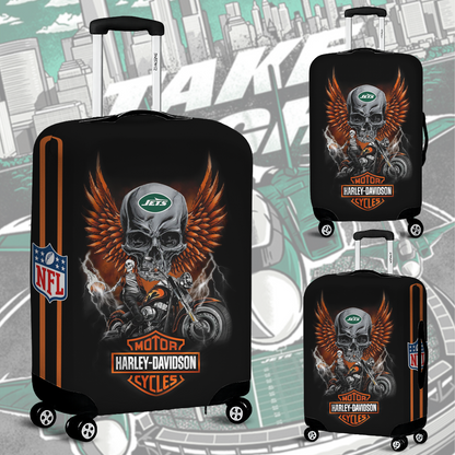 NYJ NFL x Motorcycle Luggage Cover Suitcase Protector DDT CTND