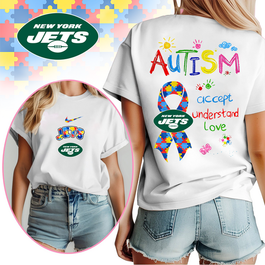 NYJ Premium Autism Awareness 3D Shirt DDT TTV